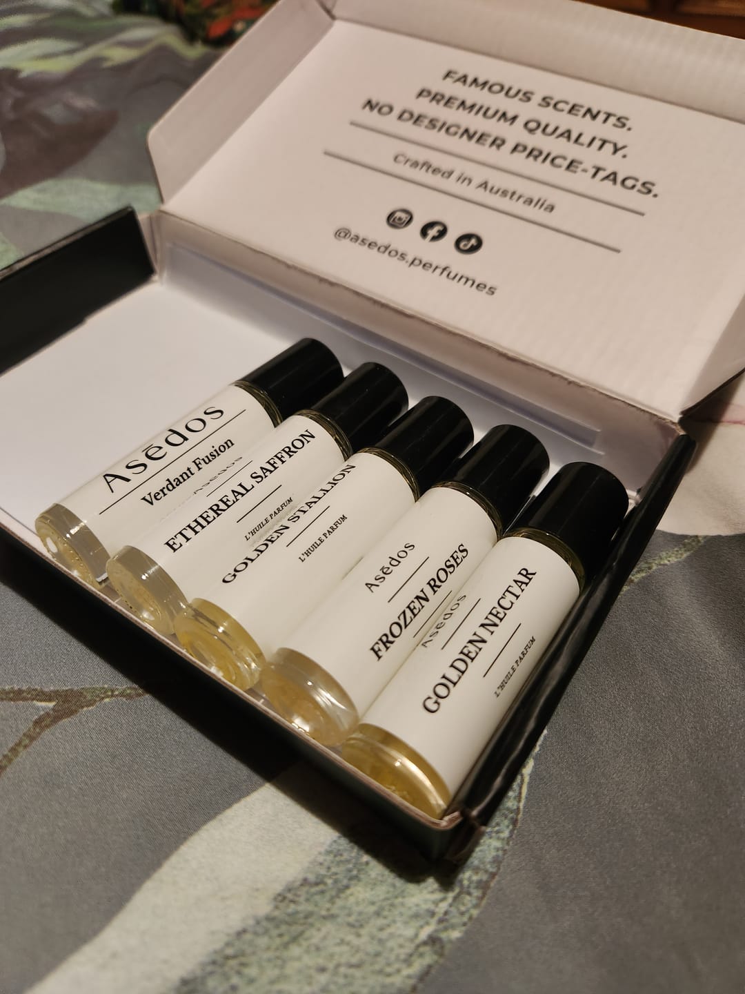 Customer photo review of ETHEREAL SAFFRON PERFUME OIL