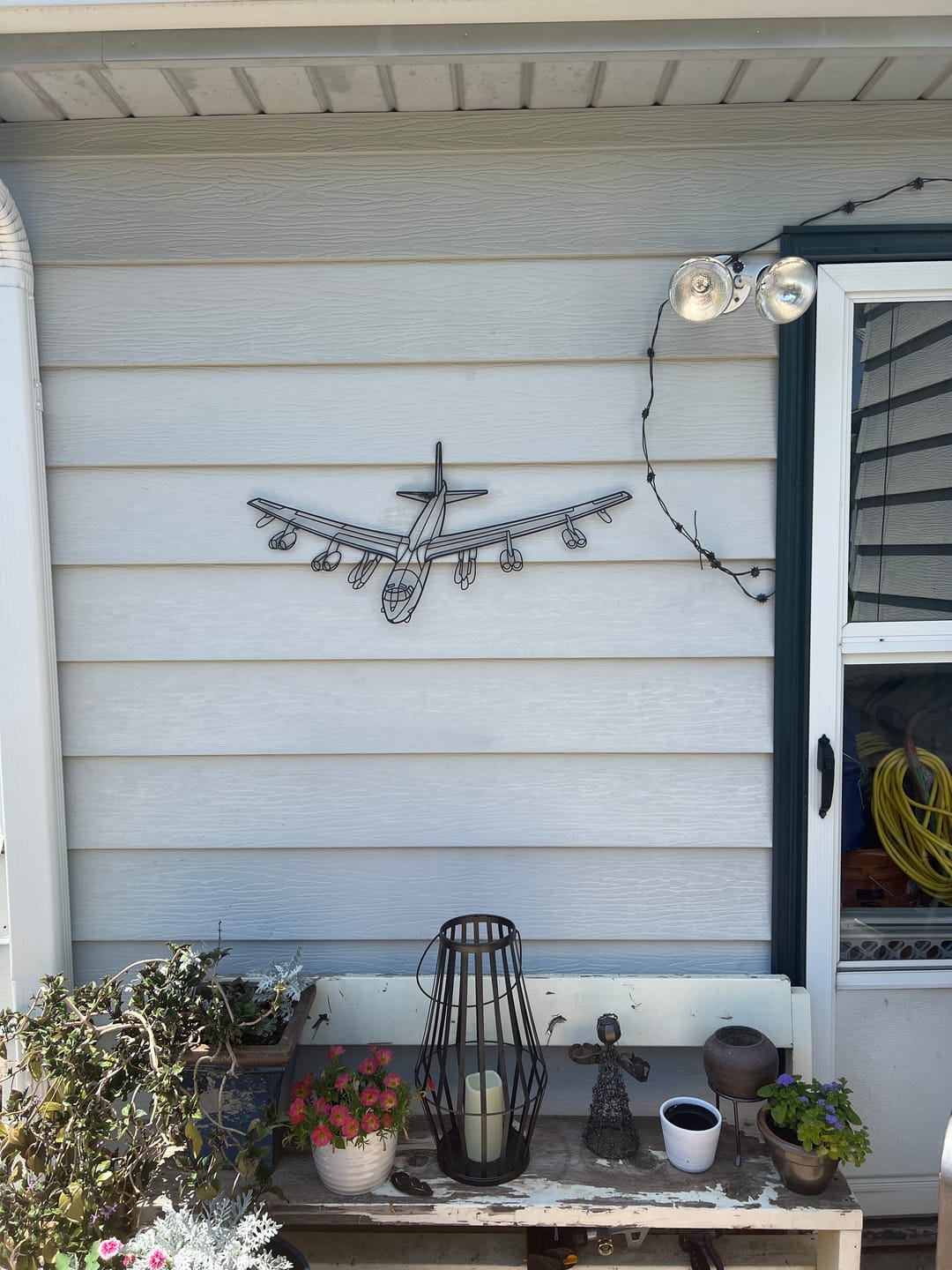 Customer photo review of B-52G Stratofortress Angle Metal Aircraft Wall Art - NCP0368