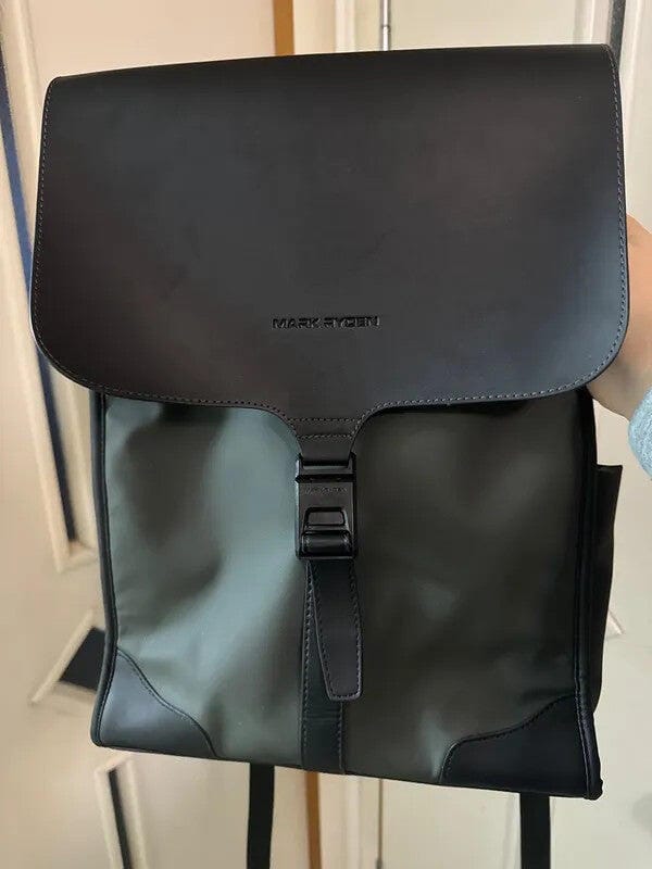 Customer photo review of MUKE I: School Style Classic Business Work Black Oxford Backpack