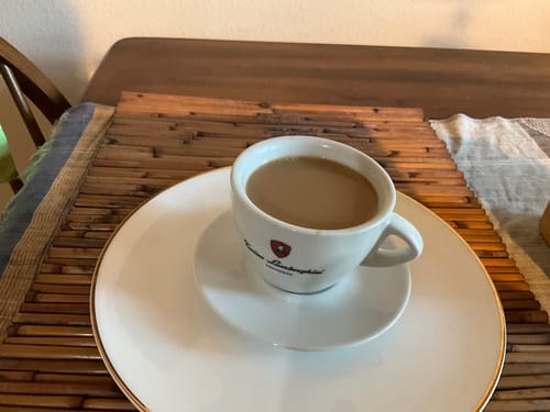 Customer photo review of Whole Bean Coffee Red - Medium Roast (7.05 oz)