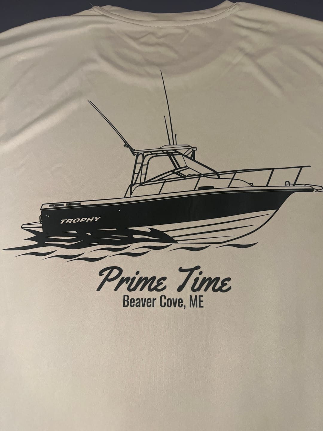 Customer photo review of Custom Kiss-Cut Boat Stickers