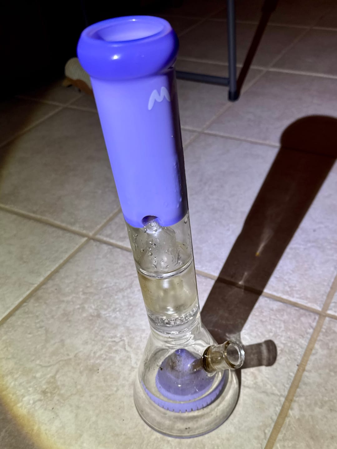 Customer photo review of 16" AFM Glass UFO Pyramid Perc Glass Beaker Bong