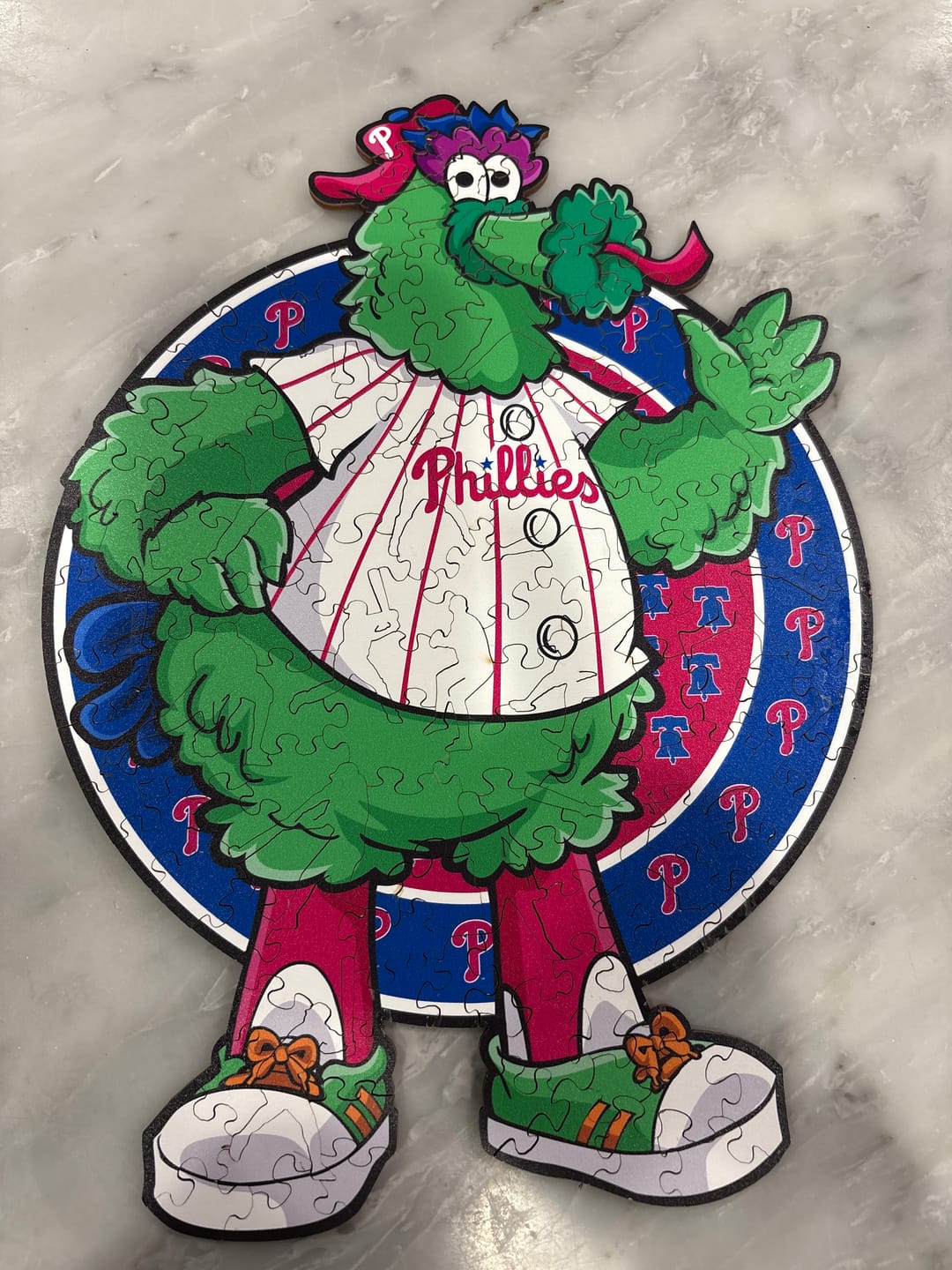 Customer photo review of Philadelphia Phillies™ Mascot - Wooden Puzzle