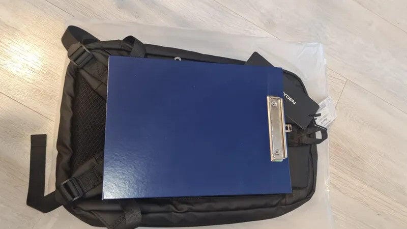 Customer photo review of Profession: Futuristic Design Minimalist and Lightweight Backpack