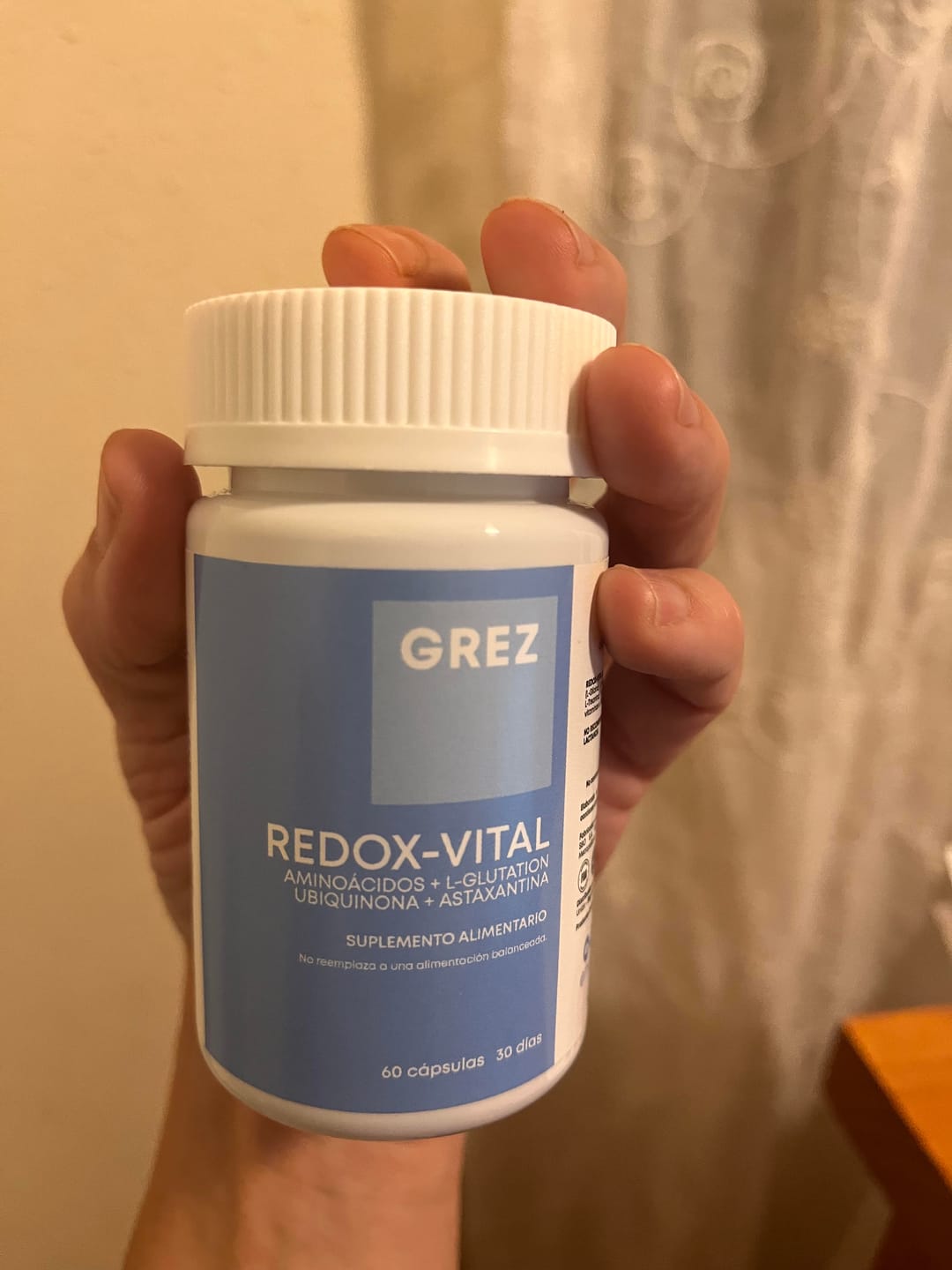 Customer photo review of REDOX-VITAL - Aminoácidos, L-glutation, vitaminas y minerales