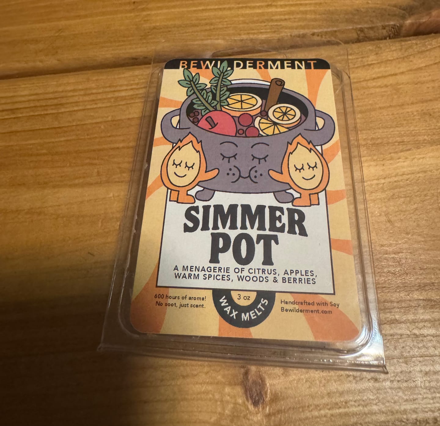 Customer photo review of Simmer Pot Wax Melts