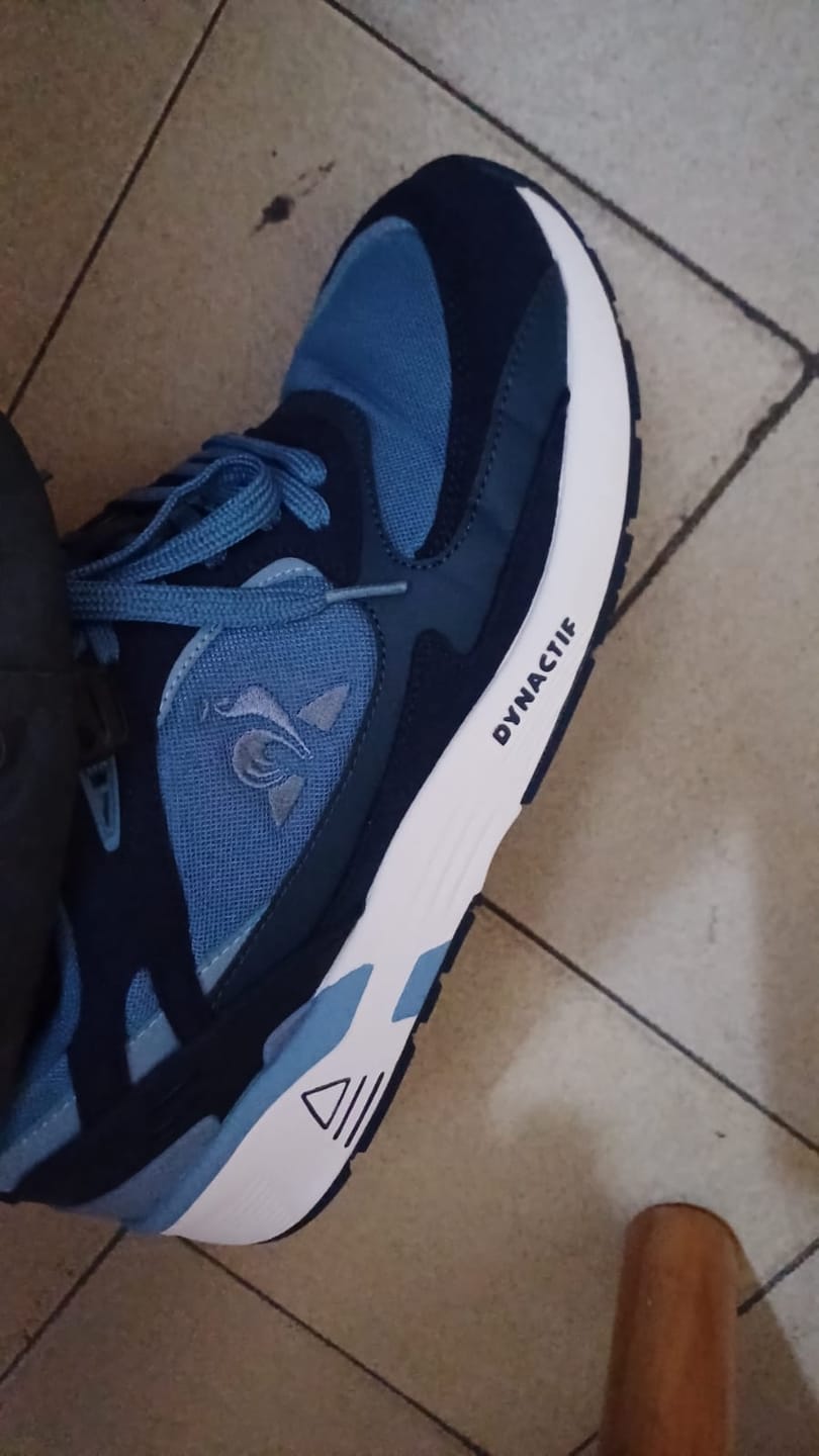 Customer photo review of Zapatillas Le Coq Sportif Omega X Sport Verde Marrón Crudo