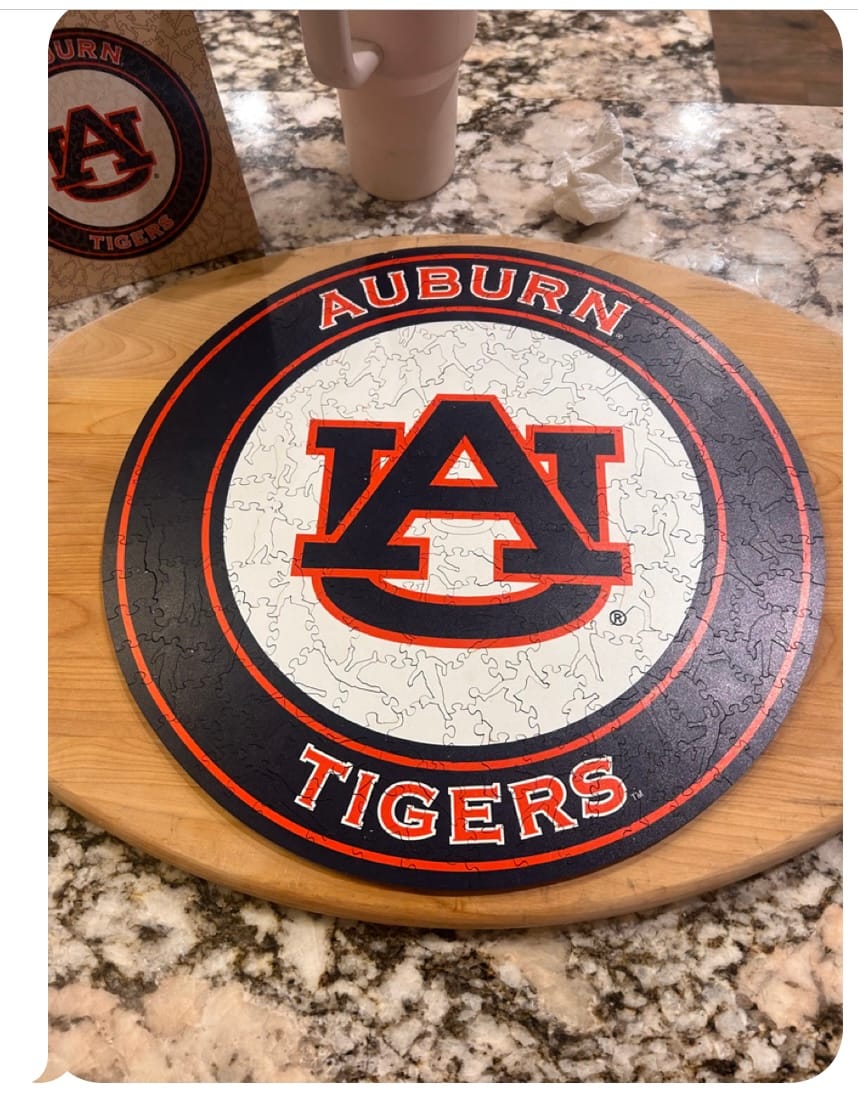 Customer photo review of Auburn University - Wooden Puzzle