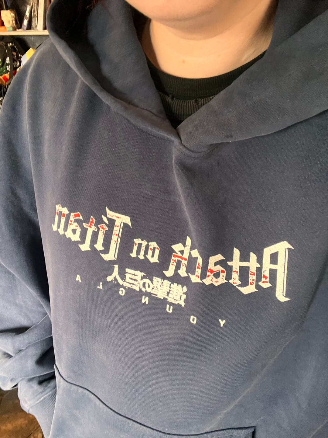 Customer photo review of 5129 - AOT©  x YLA Pullover Hoodies