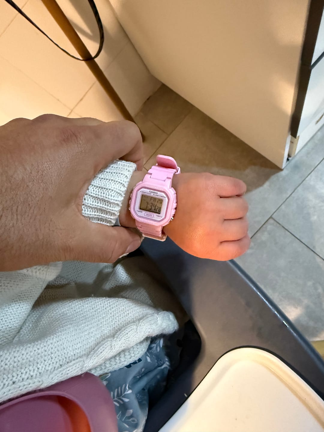 Customer photo review of Reloj Casio Vintage LA-20WH-4A1DF Rosado