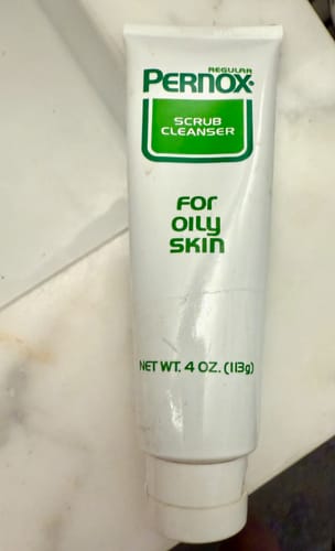 Customer photo review of Pernox® Green Tea Exfoliating Facial Scrub (Includes Travel Share Size)