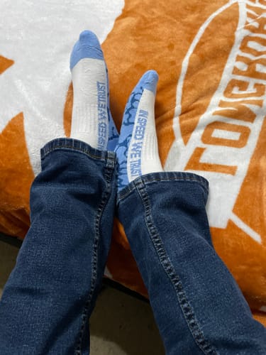 Customer photo review of MOONSTONE CREW SOCKS