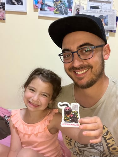 Customer photo review of Sticker Vinile Classico