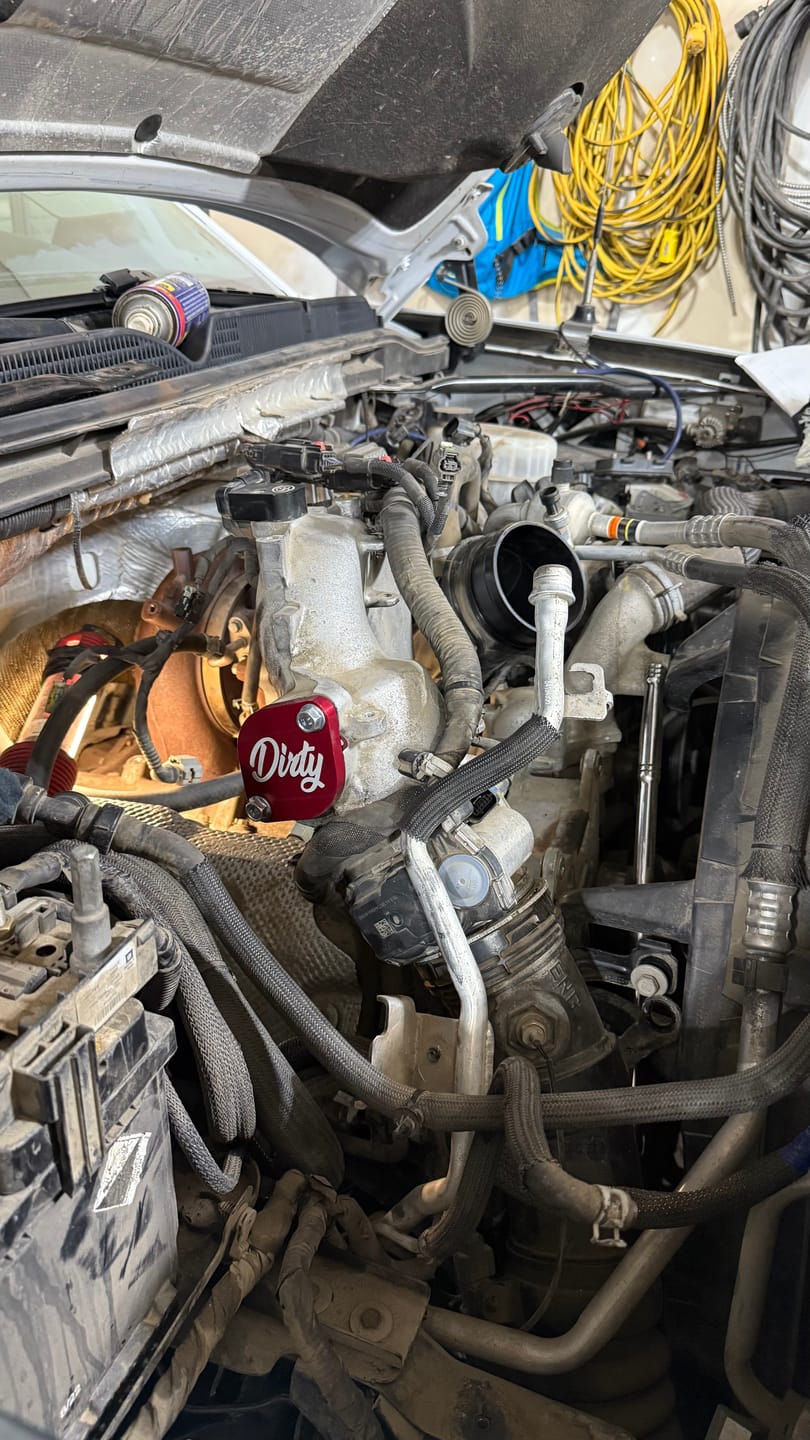 Customer photo review of 2017-2025 Duramax 3.5" Downpipe (L5P-EXH-A004)