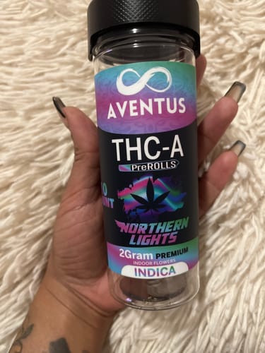 Customer photo review of THC-A pre-rolls Jar of 10 x 2G Northern Lights INDICA