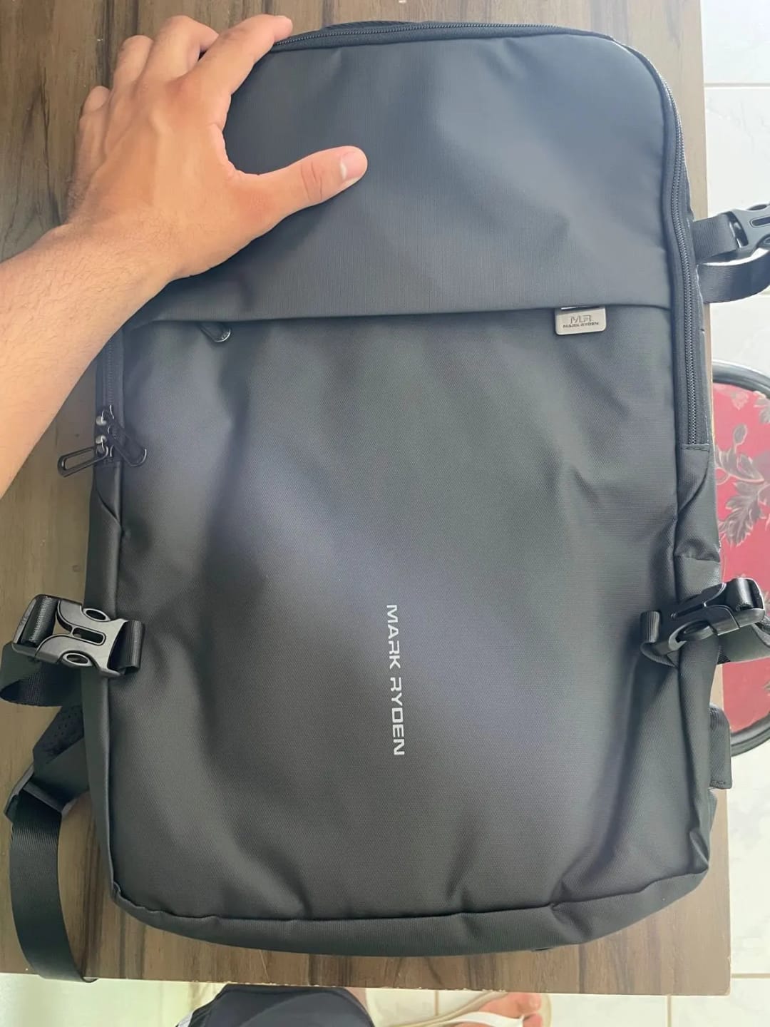 Customer photo review of Pathrato: Multi-layered Compartments With Minimalistic Design Backpacks