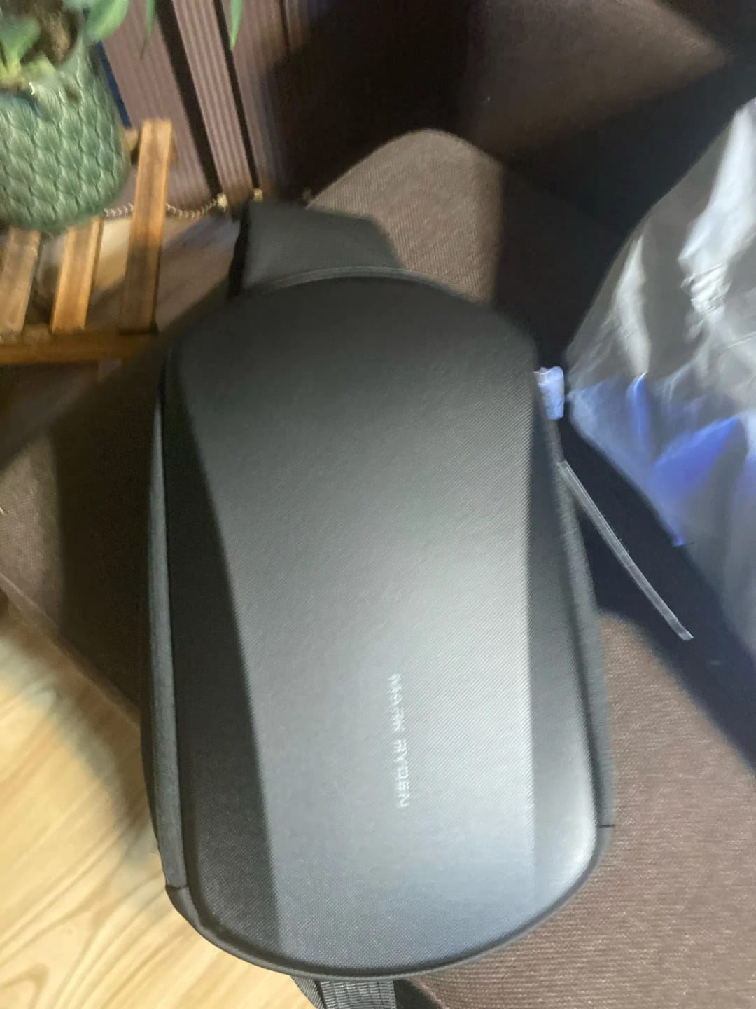 Customer photo review of The Ratio Arc Mini: MarkRyden First Kickstarter campaign - Hard-shell Waterproof Crossbody Bag