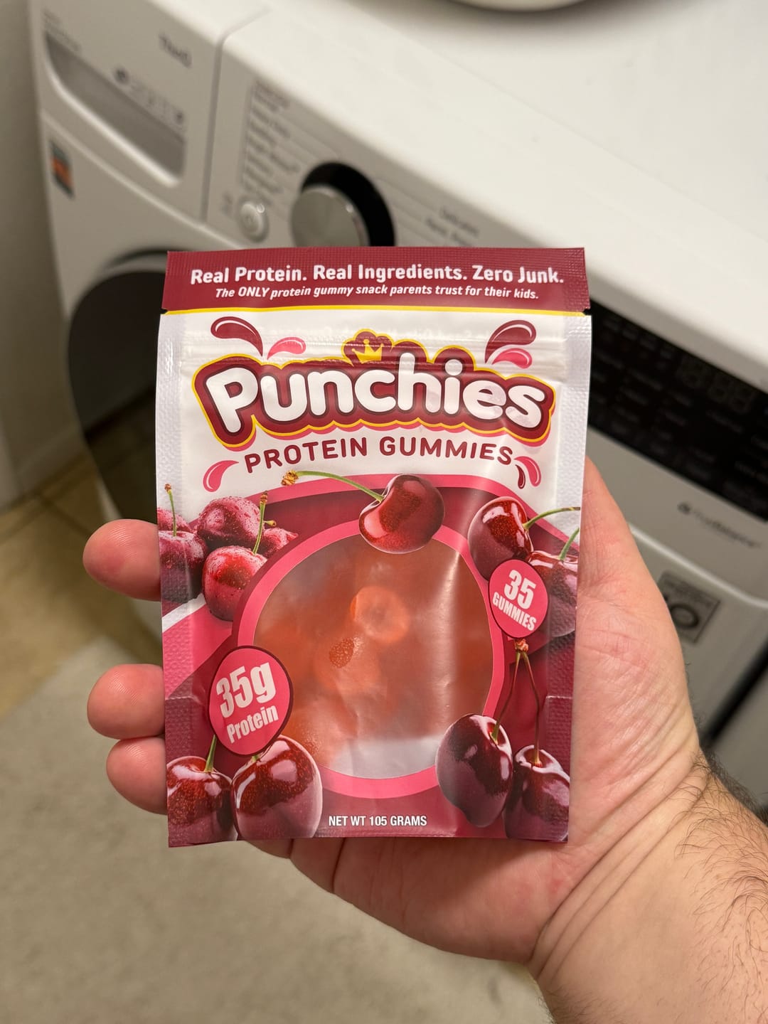 Customer photo review of Protein Gummies for Kids