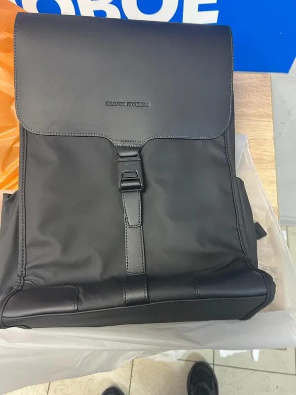 Customer photo review of MUKE I: School Style Classic Business Work Black Oxford Backpack