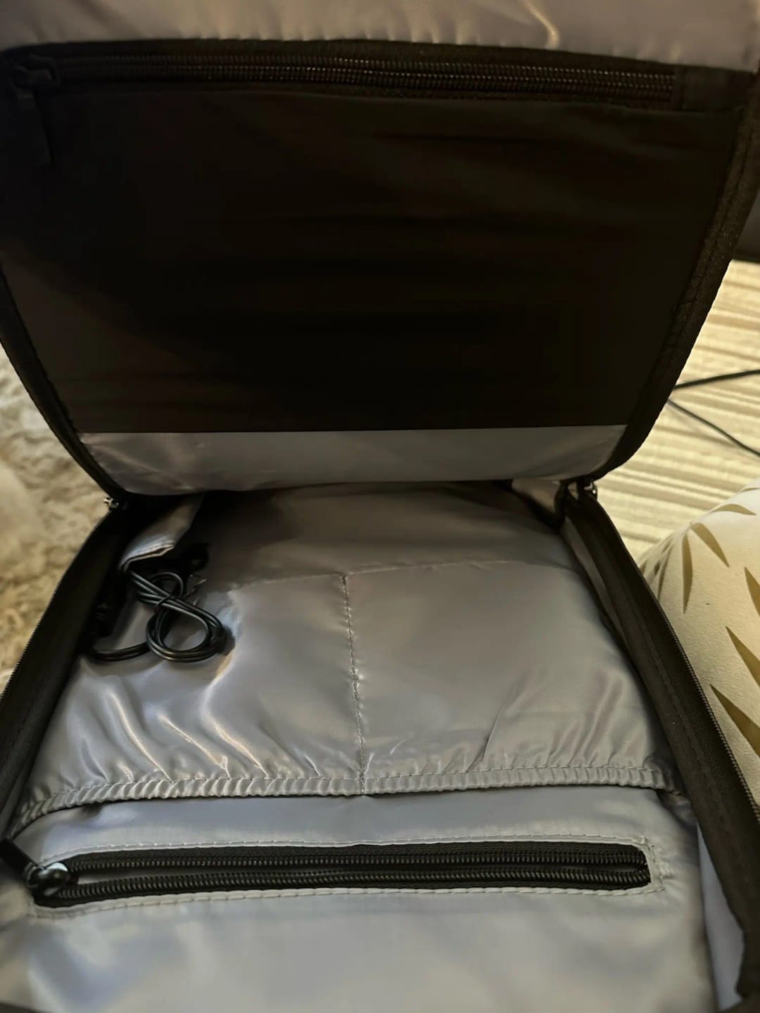 Customer photo review of Profession: Futuristic Design Minimalist and Lightweight Backpack
