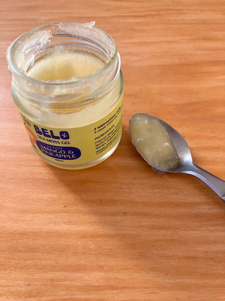 Customer photo review of Belo Sea Moss Gel - Starter Pack