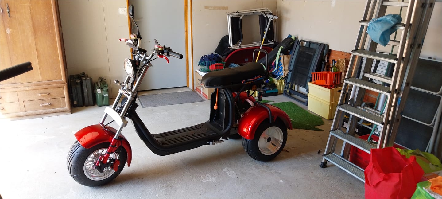 Customer photo review of Tricycle électrique 3 roues CP-7.0 – modèle biplace avec grande autonomie (20Ah/40Ah)