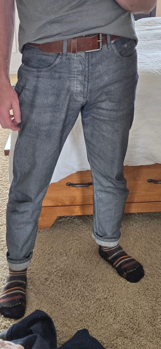 Customer photo review of The Pinnacle Belt - Cognac 100 % Premium Leather Belt