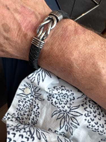 Customer photo review of Forever Linked Memorial Bracelet