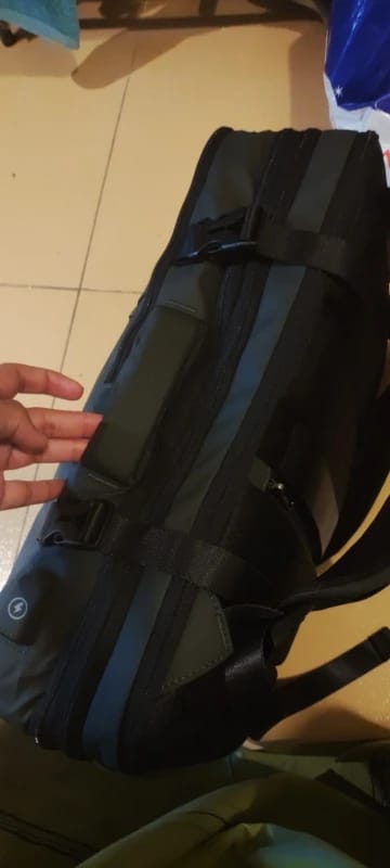 Customer photo review of Pathrato: Multi-layered Compartments With Minimalistic Design Backpacks