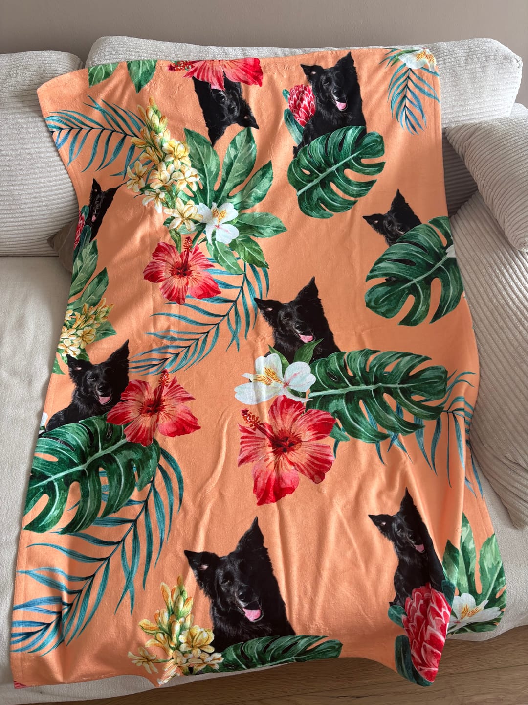 Customer photo review of Dein Foto - Individuelles Strandtuch