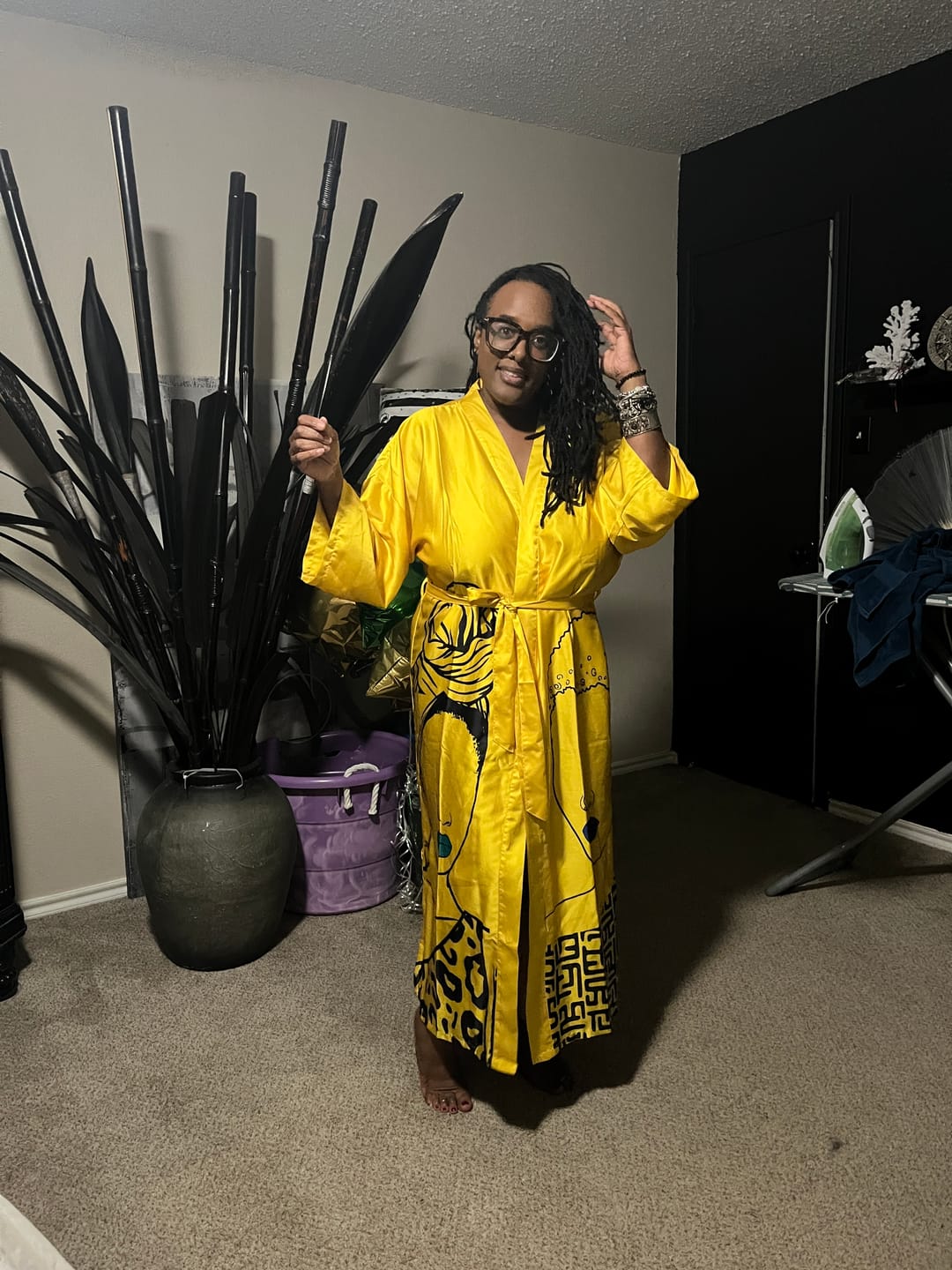 Customer photo review of Mahogany Kimono