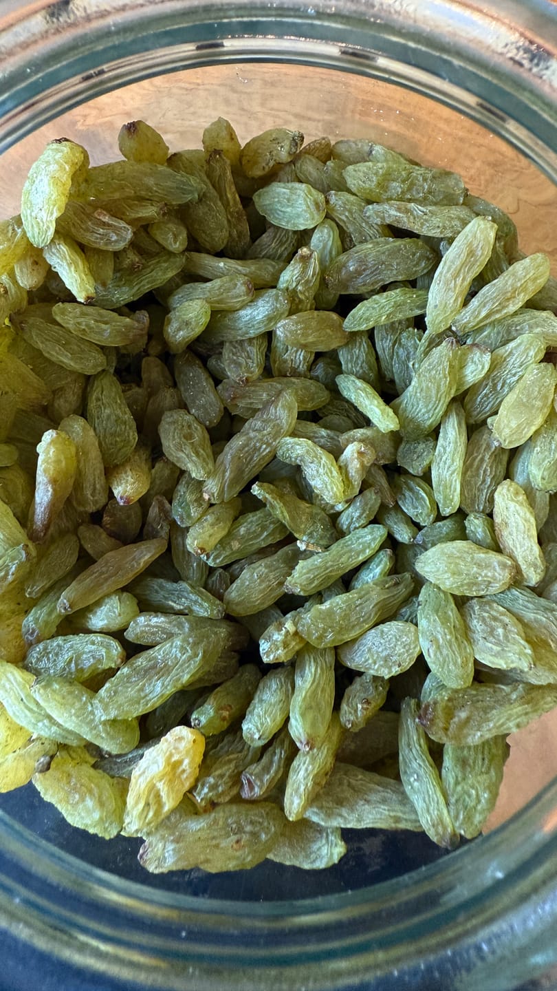 Customer photo review of Grüne XXL Rosinen Premium aus Afghanistan (Kandahar)