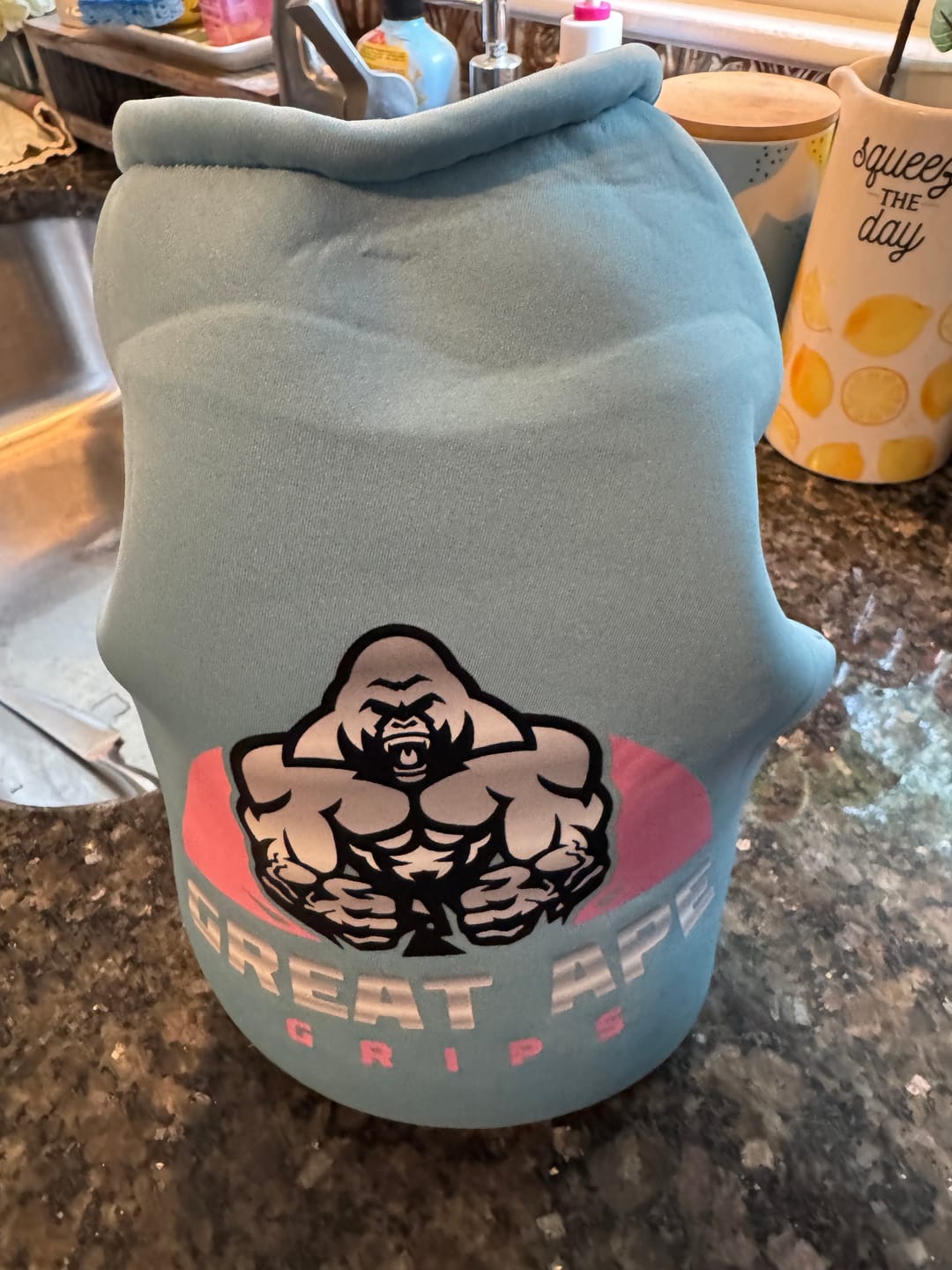 Customer photo review of GREAT APE GRIPS
