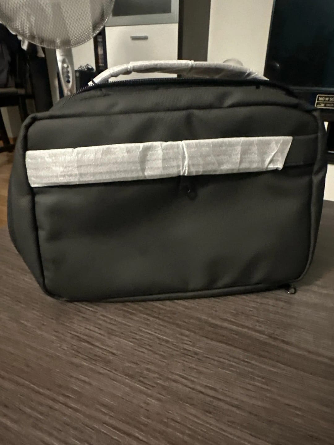 Customer photo review of Compact Size and Large Capacity Multi-Layer Paged Washbag