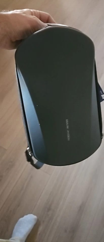 Customer photo review of The Ratio Arc Mini: MarkRyden First Kickstarter campaign - Hard-shell Waterproof Crossbody Bag