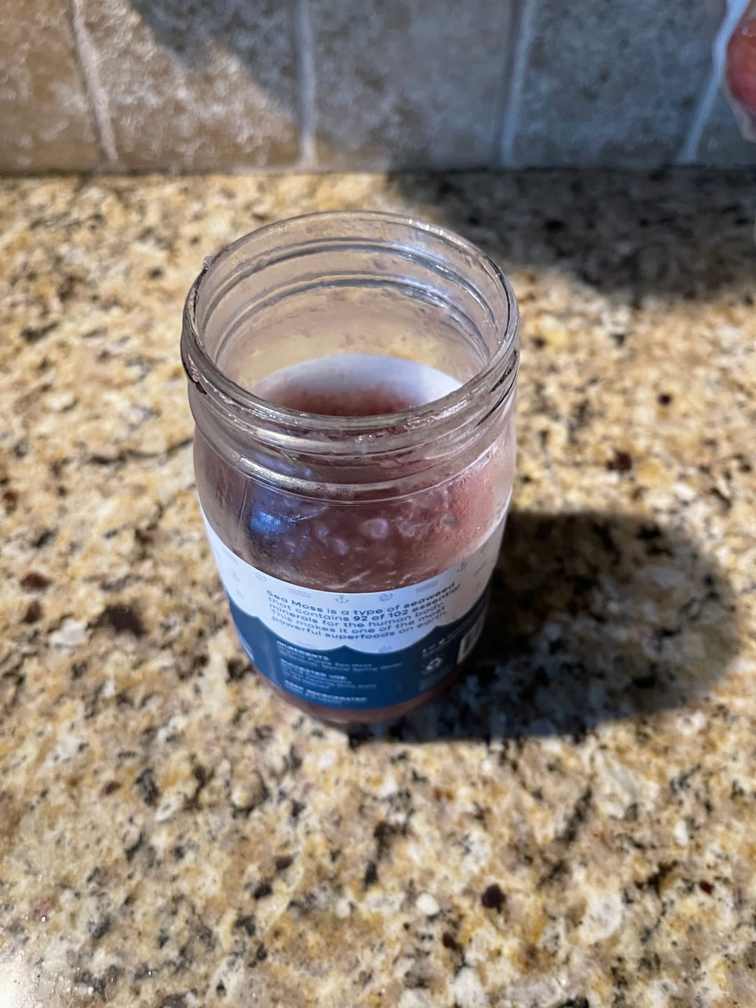 Customer photo review of EXCLUSIVE PURPLE SEA MOSS GEL