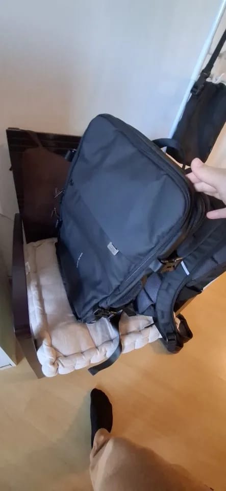 Customer photo review of Pathrato: Multi-layered Compartments With Minimalistic Design Backpacks