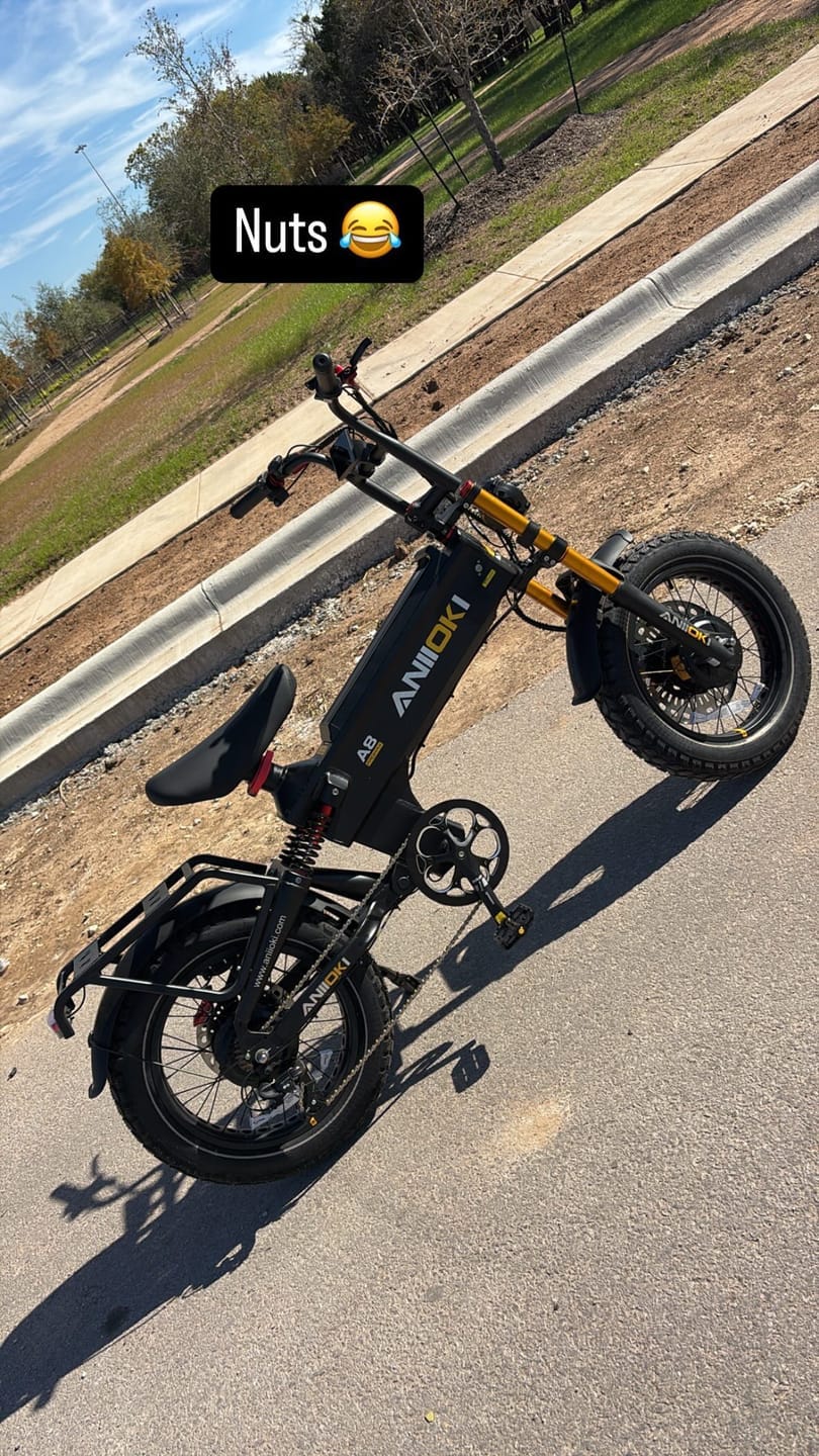 Customer photo review of A8 Pro Max 60V Dual Motor 3.0 Ebike