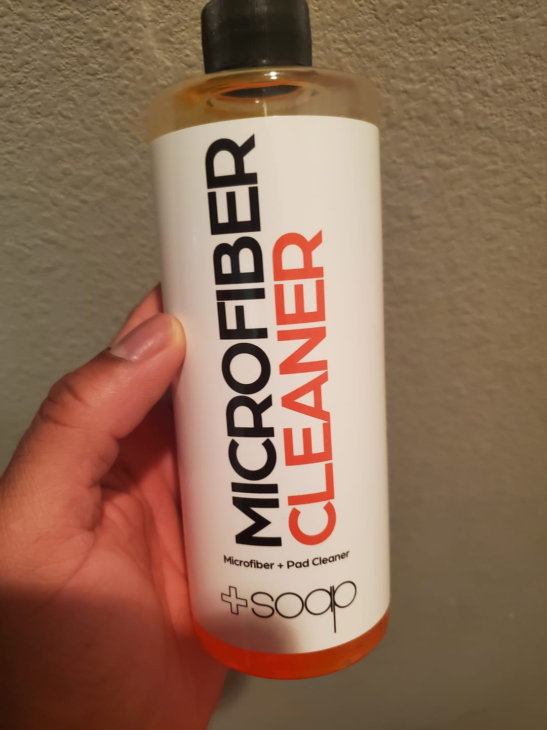 Customer photo review of +Soap Microfiber Cleaner