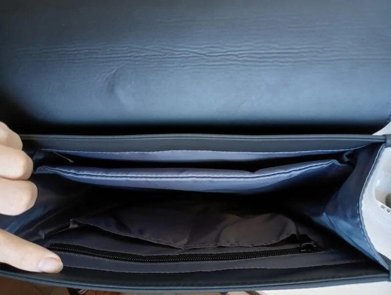 Customer photo review of MUKE I: School Style Classic Business Work Black Oxford Backpack