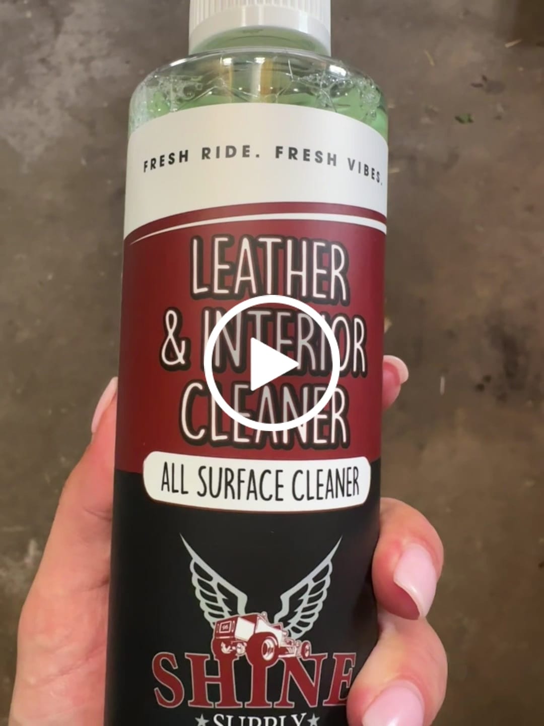 Customer video review of Leather & Interior Cleaner - 16oz. w/ Black Sprayer