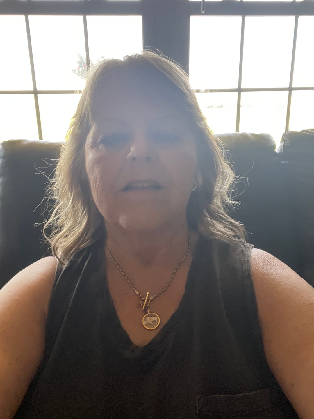 Customer photo review of Buffalo nickel necklace