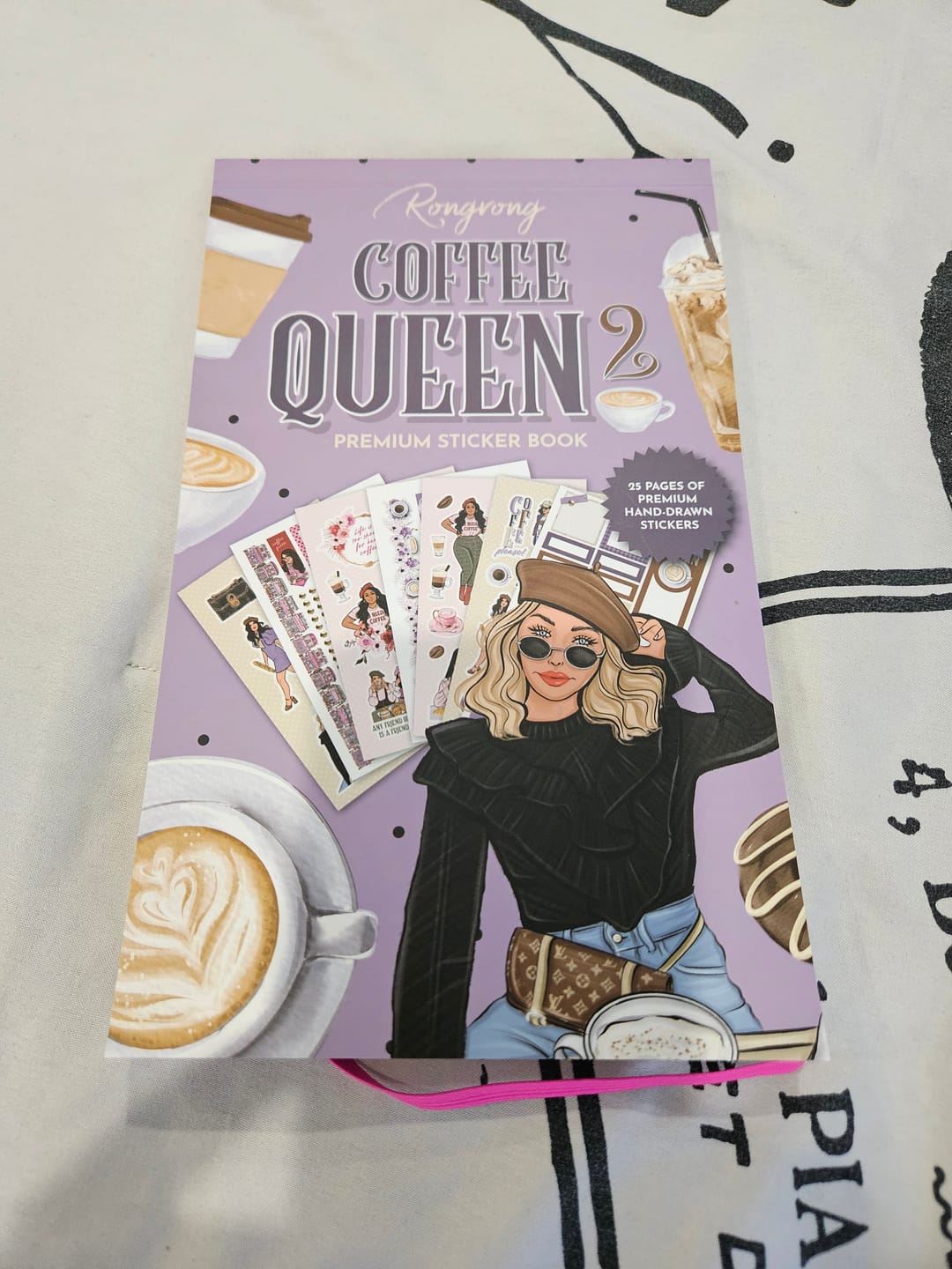 Customer photo review of Coffee Queen #2 Sticker Book