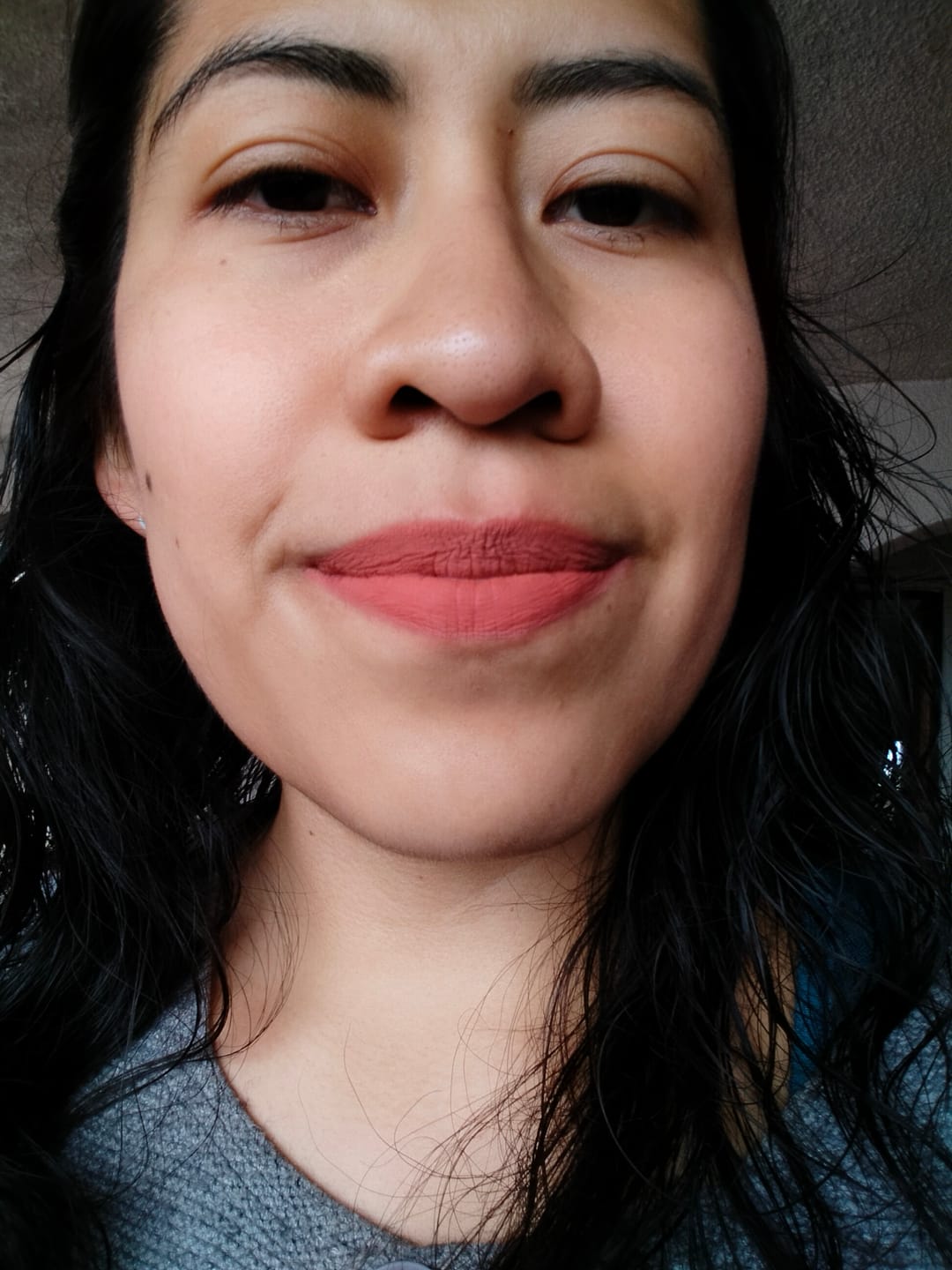 Customer photo review of Labial Líquido Mate Bruma