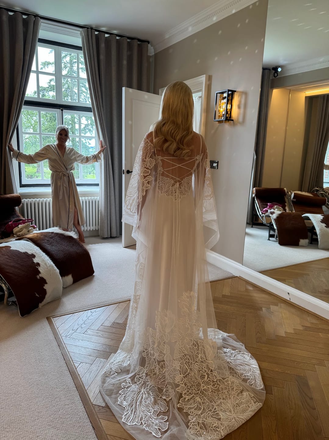Customer photo review of BRIDAL ROBE - EMBER