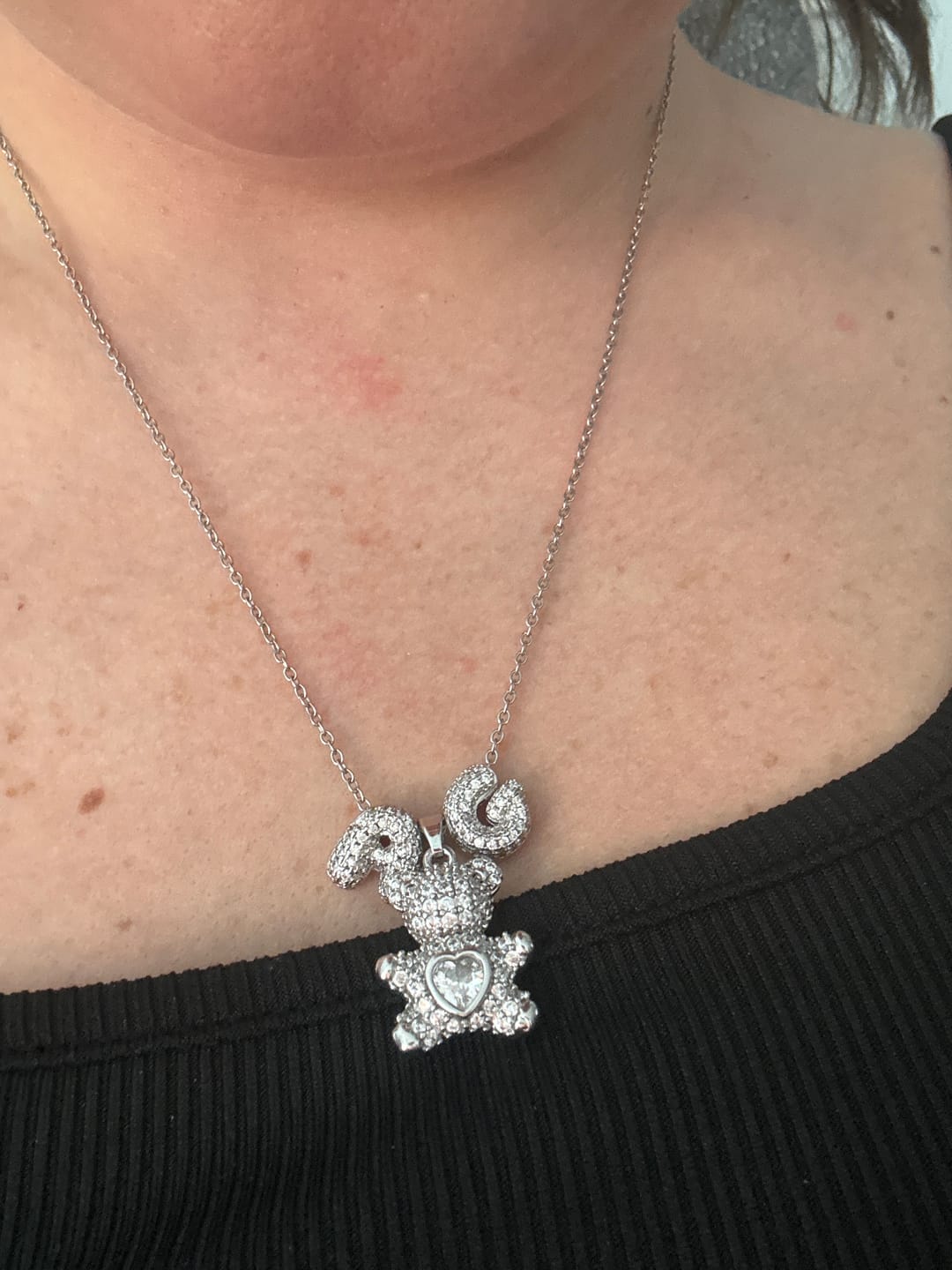 Customer photo review of Collana Teddy Mama
