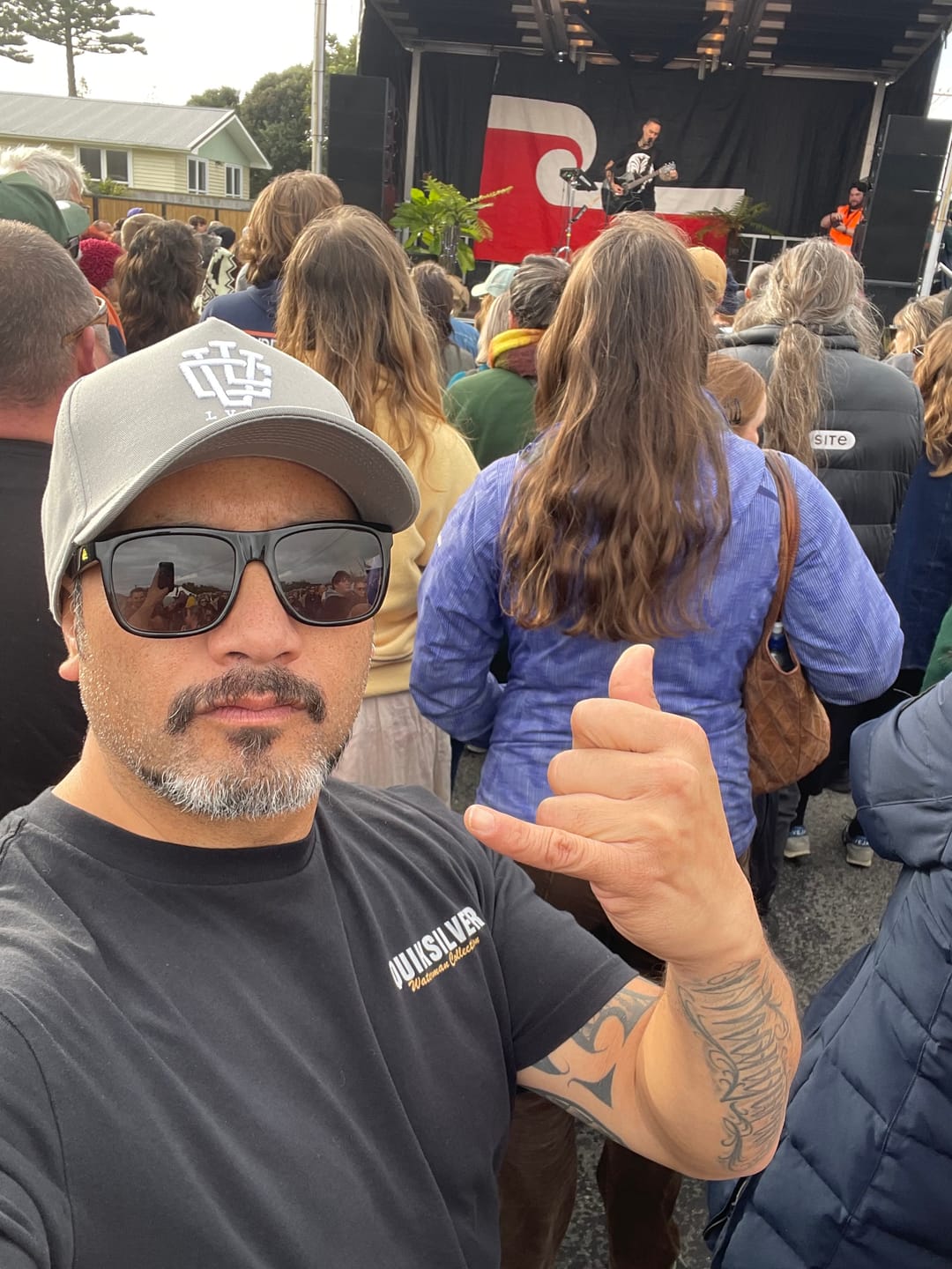 Customer photo review of LVCO "Grey" A-Frame LVCO Snapback