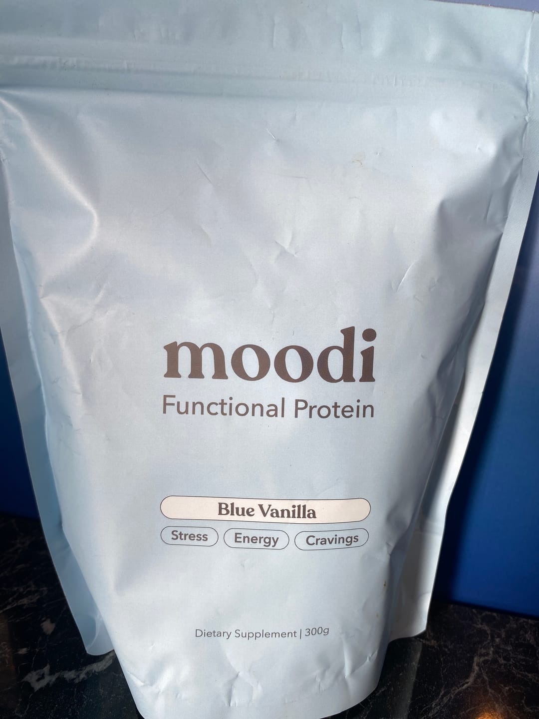 Customer photo review of Blue Vanilla