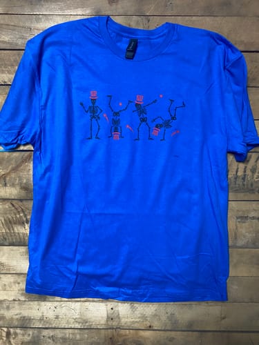 Customer photo review of Dancing Skeleton 4th Of July DTF Heat Transfer, Independence Day Design, Fourth Of July DTF