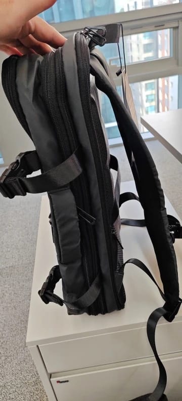 Customer photo review of Pathrato: Multi-layered Compartments With Minimalistic Design Backpacks